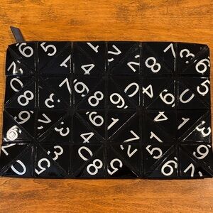 Bao Bao Geometric Black and White Clutch